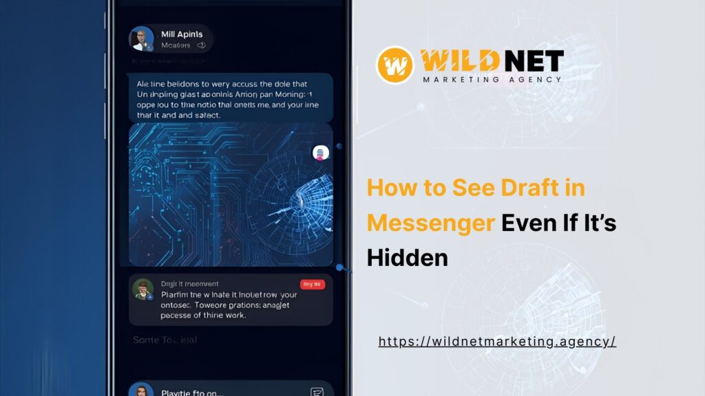 how to see draft in messenger