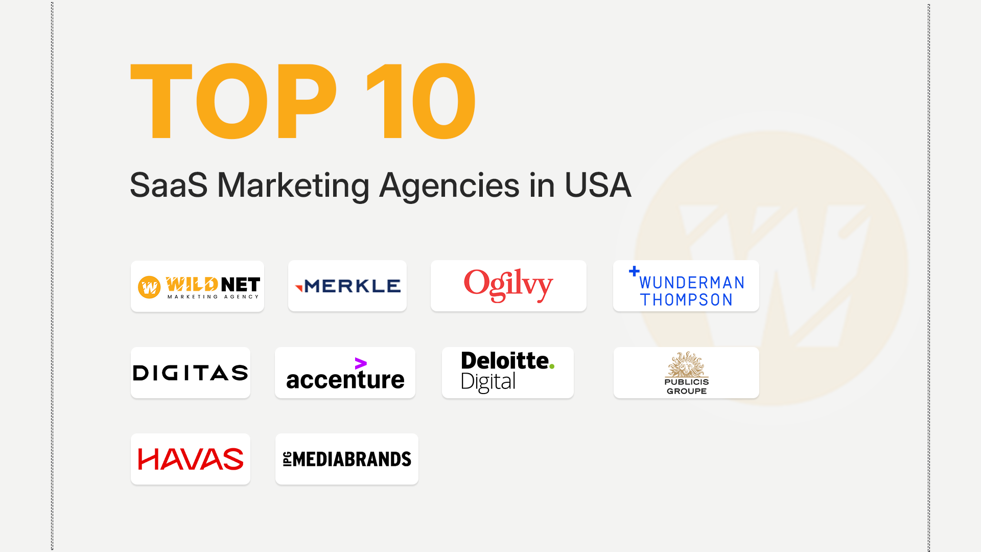 Top 10 SaaS Marketing Agencies in USA 2026