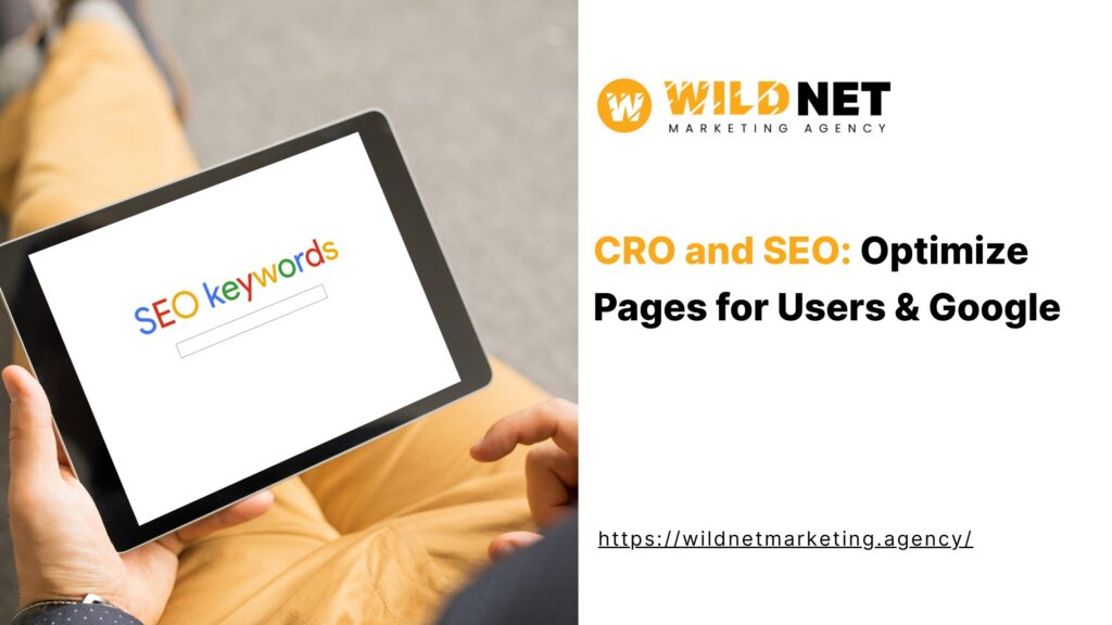 CRO and SEO banner