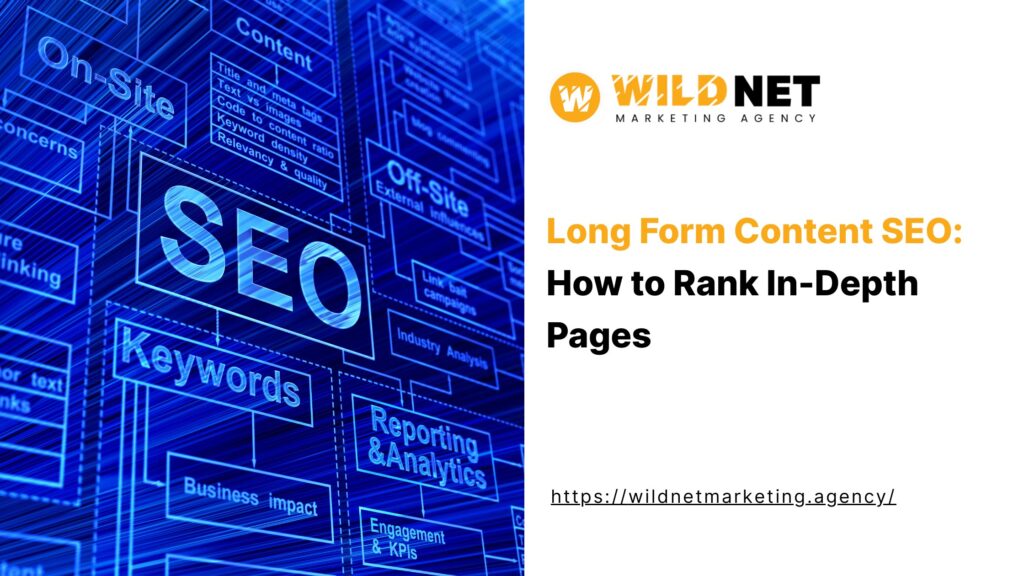 Long Form Content SEO banner