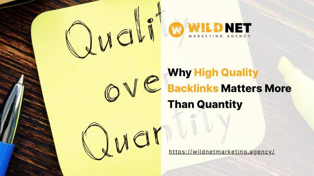 High Quality Backlinks banner