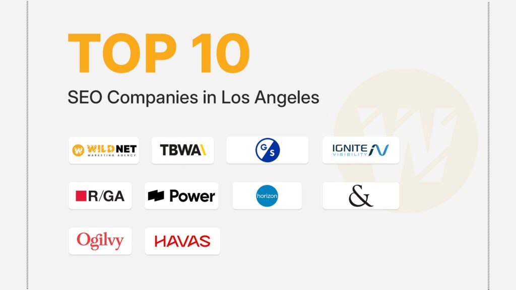 SEO companies in Los Angeles banner