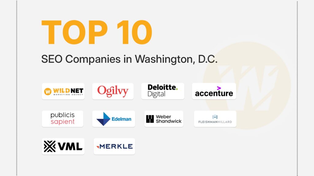 SEO companies in Washington DC banner