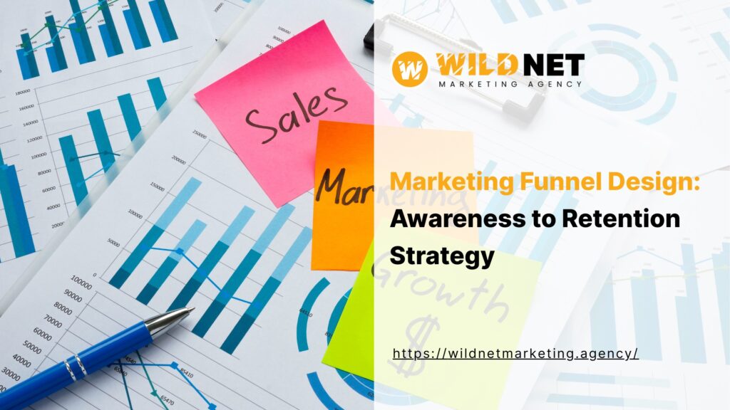 marketing funnel design banner