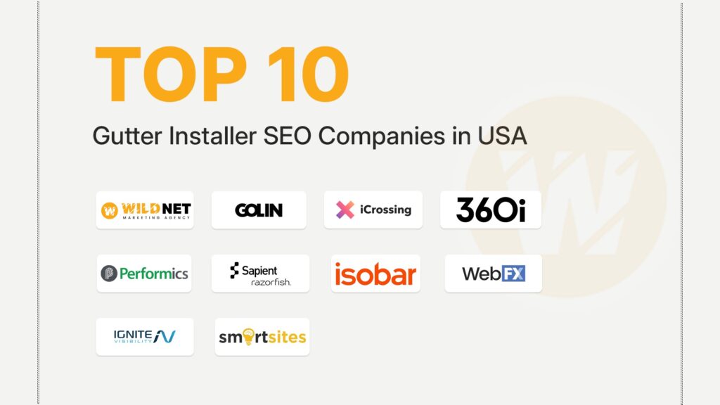 gutter installer SEO companies banner