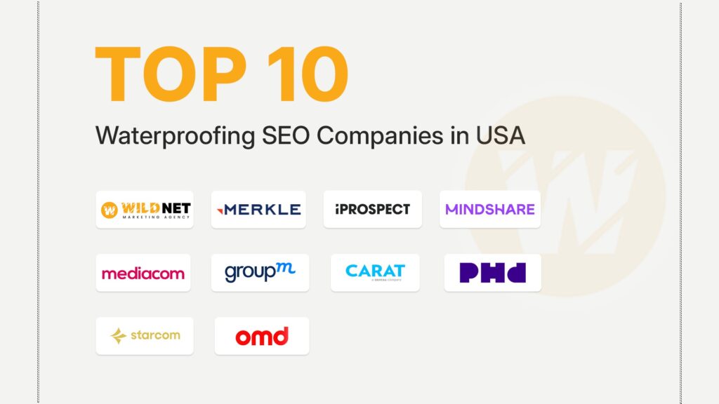 waterproofing SEO companies banner