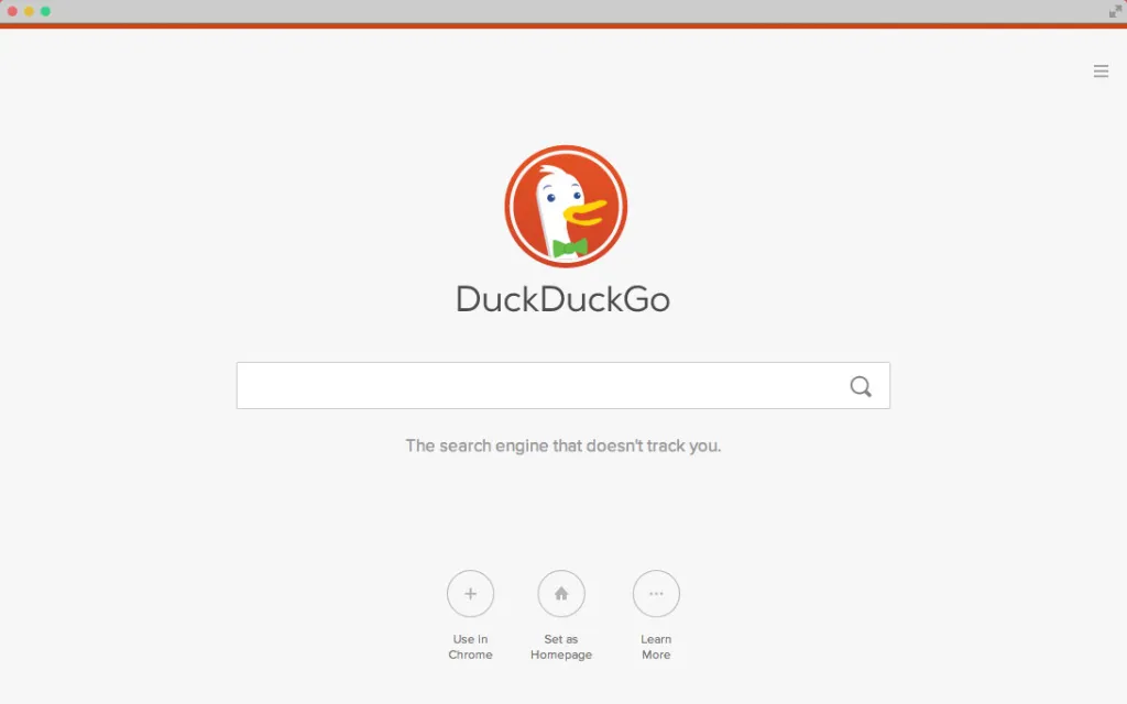 Duck Duck Go Search Engine Image